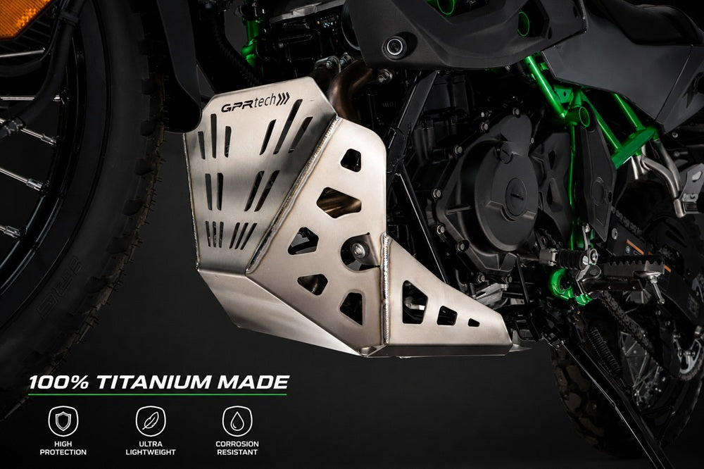Kawasaki KLE 500 2026-2027 Titanium Skid Plate GPR TECH - photo 2