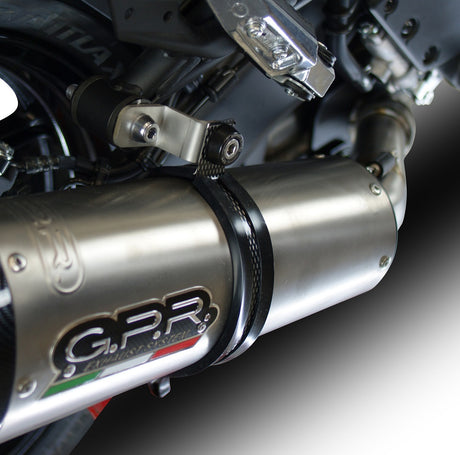 Kawasaki Versys 1000 i.e. 2017-2018 Exhaust GPR Slip-on Furore Evo4 Nero