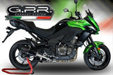 Kawasaki Versys 1000 i.e. 2011-2014 Exhaust GPR Slip-on Furore Nero