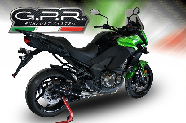 Kawasaki Versys 1000 i.e. 2017-2018 Exhaust GPR Slip-on Furore Evo4 Nero