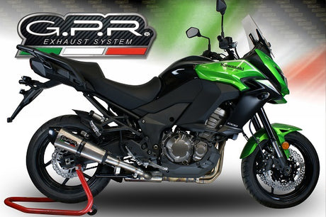 Kawasaki Versys 1000 2011-2013 Exhaust GPR Slip-on Grand Prix Evo Titanium - photo 4