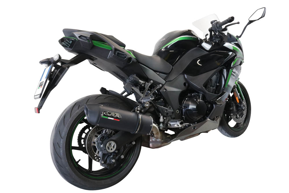 Kawasaki Ninja 1000 Sx 2021-2024 Exhaust GPR Slip-on Furore Evo4 Nero