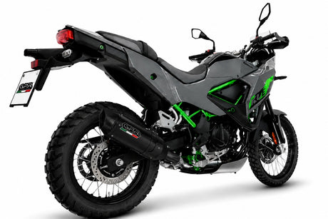 Kawasaki KLE 500 2026-2027 Exhaust GPR Slip-on Furore-X Titanio Nero - photo 4