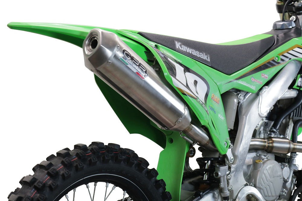 Kawasaki KX250F 2021-2023 Exhaust GPR Slip-on Pentacross FULL Titanium