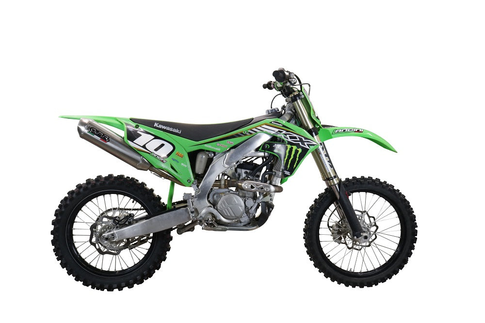 Kawasaki KX250X 2021-2022 Exhaust GPR Slip-on Pentacross Inox