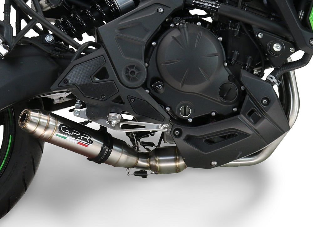 Kawasaki Z650 SSDA 2023-2026 Exhaust GPR Full System Deeptone Inox