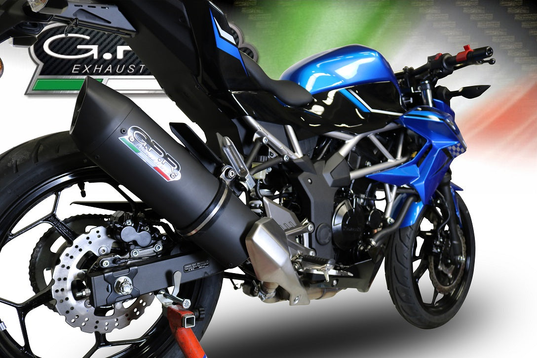 Kawasaki Z125 2021-2023 Exhaust GPR Slip-on Furore Evo4 Nero