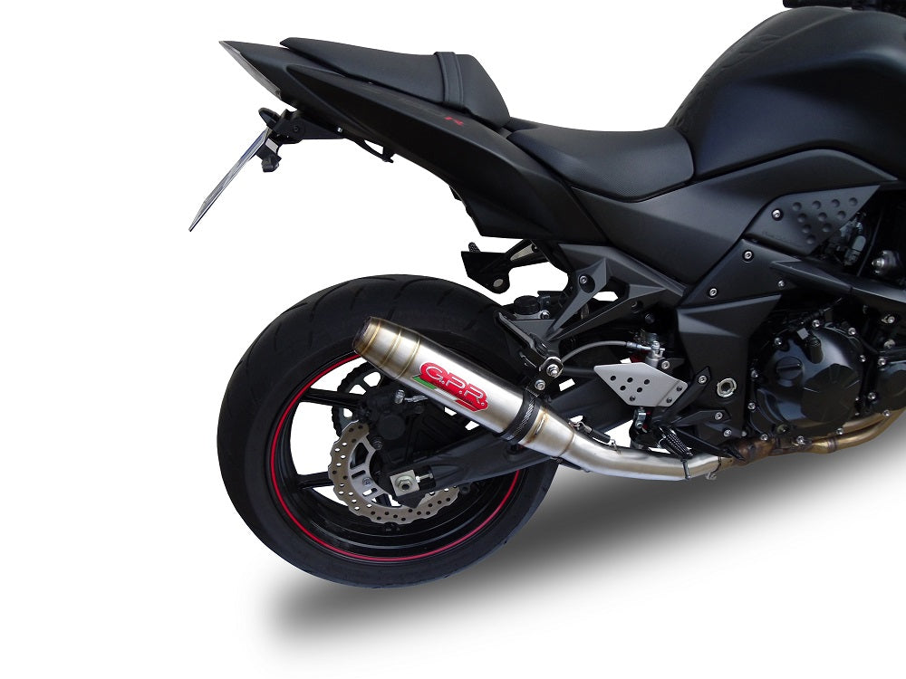 Kawasaki Z750 Z750R 2007-2014 Exhaust GPR Slip-on Deeptone Inox