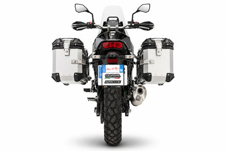 Kawasaki KLE 500 2026-2027 GPR Tech 38+38L Aluminum Side Cases, Black with Pannier Holders - photo 3