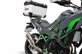 Kawasaki KLE 500 2026-2027 GPR Tech 35L Aluminum Top Case, Silver, with roof rack and mounting plate - photo 3