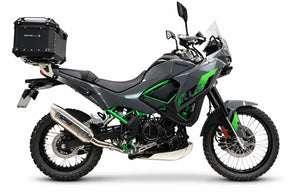 Kawasaki KLE 500 2026-2027 GPR Tech 35L Aluminum Top Case, Black, with roof rack and mounting plate - photo 1