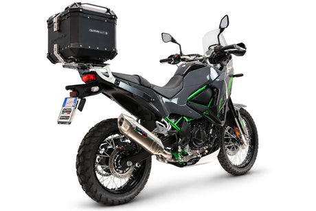 Kawasaki KLE 500 2026-2027 GPR Tech 35L Aluminum Top Case, Black, with roof rack and mounting plate - photo 2