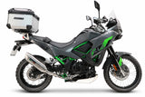 Kawasaki KLE 500 2026-2027 GPR Tech 45L Aluminum Top Case, Silver, with roof rack and mounting plate - photo 1