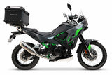 Kawasaki KLE 500 2026-2027 GPR Tech 55L Aluminum Top Case, Black, with roof rack and mounting plate - photo 1