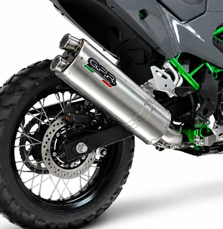 Kawasaki KLE 500 2026-2027 Exhaust GPR Slip-on Dual Inox - photo 10