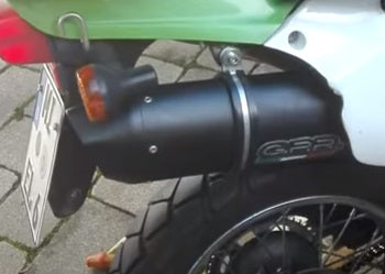 Kawasaki KLX650R 1996-2002 Exhaust GPR Slip-on Furore Nero