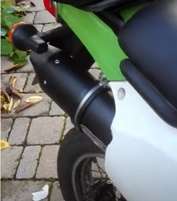 Kawasaki KLX650R 1996-2002 Exhaust GPR Slip-on Furore Nero