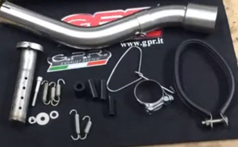 Kawasaki KLX650R 1993-1995 Exhaust GPR Slip-on Satinox