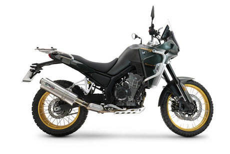 Kove 800X 2024-2026 Exhaust GPR Slip-on Dune Triovale Titanio - photo 1