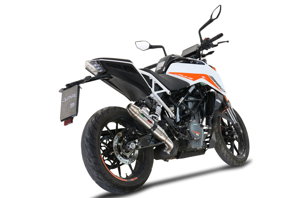 KTM 390 DUKE 2021-2023 Exhaust GPR Slip-on Deeptone Inox