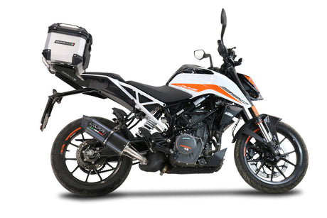 KTM Duke 250 2021-2023 GPR Tech 26L Aluminum Top Case, Silver, with luggage rack and mounting plate - photo 1
