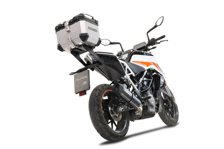 KTM Duke 390 2017-2020 GPR Tech 26L Aluminum Top Case, Silver, with luggage rack and mounting plate - photo 4