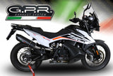 KTM 790 Adventure 2025-2026 Exhaust GPR Slip-on Furore Nero