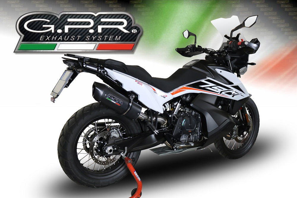 KTM 790 Adventure 2018-2020 Exhaust GPR Slip-on Furore Nero - photo 6