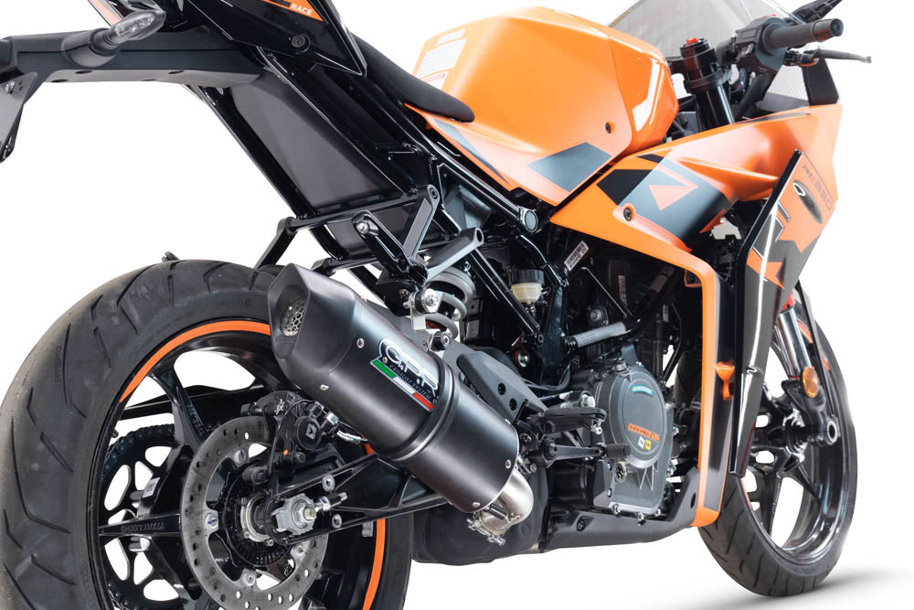 KTM RC 390 2022-2024 Exhaust GPR Slip-on Furore Nero