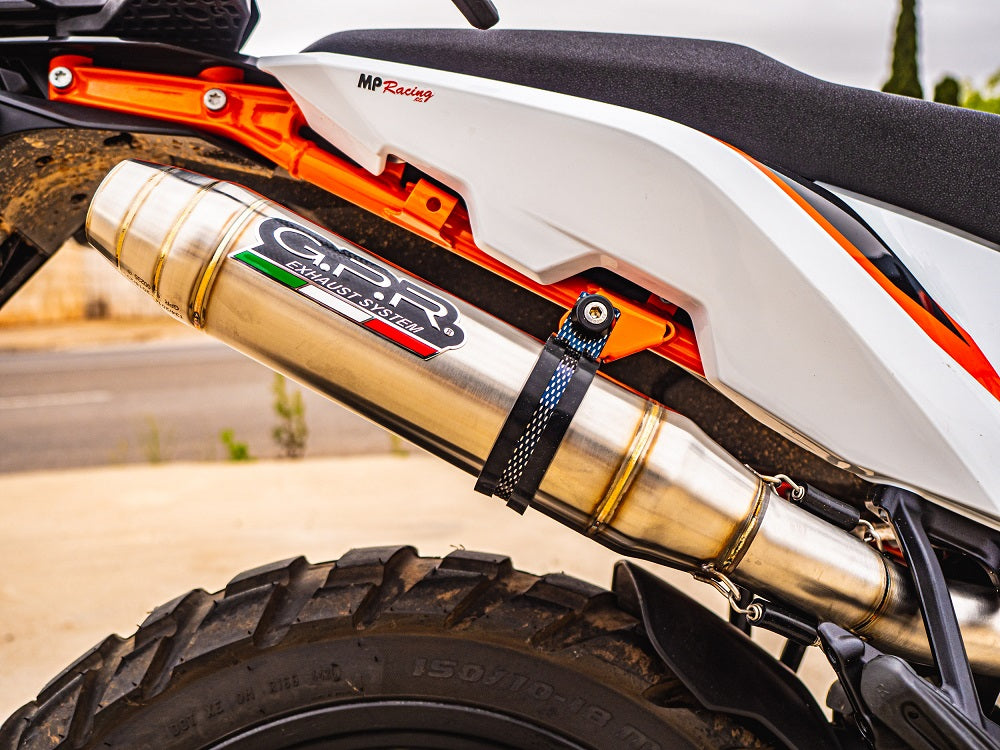 KTM Adventure 890 L 2025-2026 Exhaust GPR Slip-on Deeptone Inox