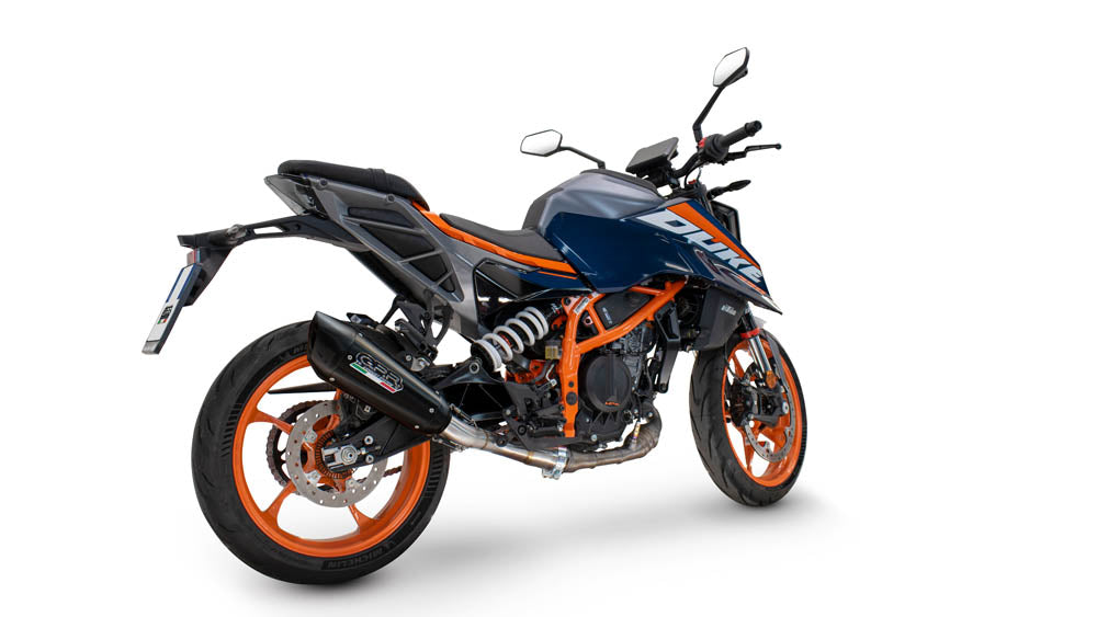 KTM 125 Duke 2024-2025 Exhaust GPR Slip-on GP-Revo Black Titanium