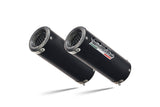 Ducati Monster 696 2008-2014 Exhaust GPR Double Slip-on M3 Black Titanium