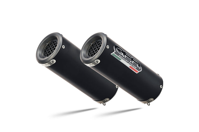 Ducati Monster 696 2008-2014 Exhaust GPR Double Slip-on M3 Black Titanium