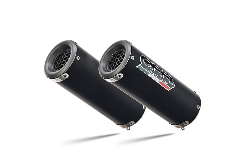 Kawasaki Z1000 Sx 2017-2020 Exhaust GPR Double Slip-on M3 Black Titanium