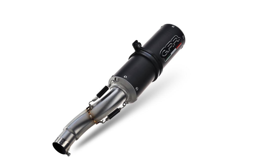 Ducati Monster 696 2008-2014 Exhaust GPR Double Slip-on M3 Black Titanium