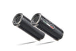 Ducati Monster 696 2008-2014 Exhaust GPR Double Slip-on M3 Poppy 