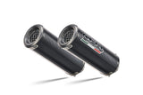 Ducati Monster 696 2008-2014 Exhaust GPR Double Slip-on M3 Poppy 
