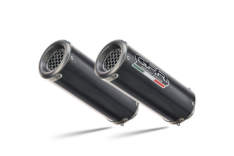 Yamaha Fz6 600-Fazer S1-S2 2004-13  Exhaust GPR Double Slip-on M3 Poppy 