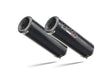 Ducati 848 2007-2013 Exhaust GPR Double Slip-on M3 Poppy 