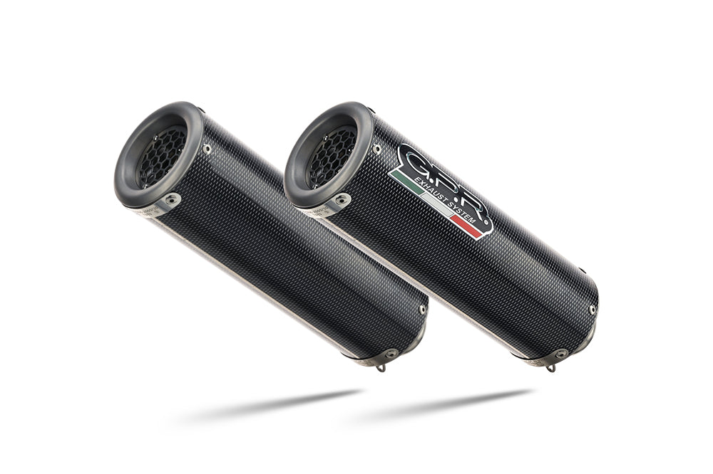 Honda Vfr 800 V-Tec 2002-2013 Exhaust GPR Double Slip-on M3 Poppy 