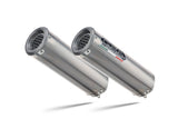 Honda VTR1000 Sp-1 RC51 2000-2001 Exhaust GPR Double Slip-on M3 Titanium Natural