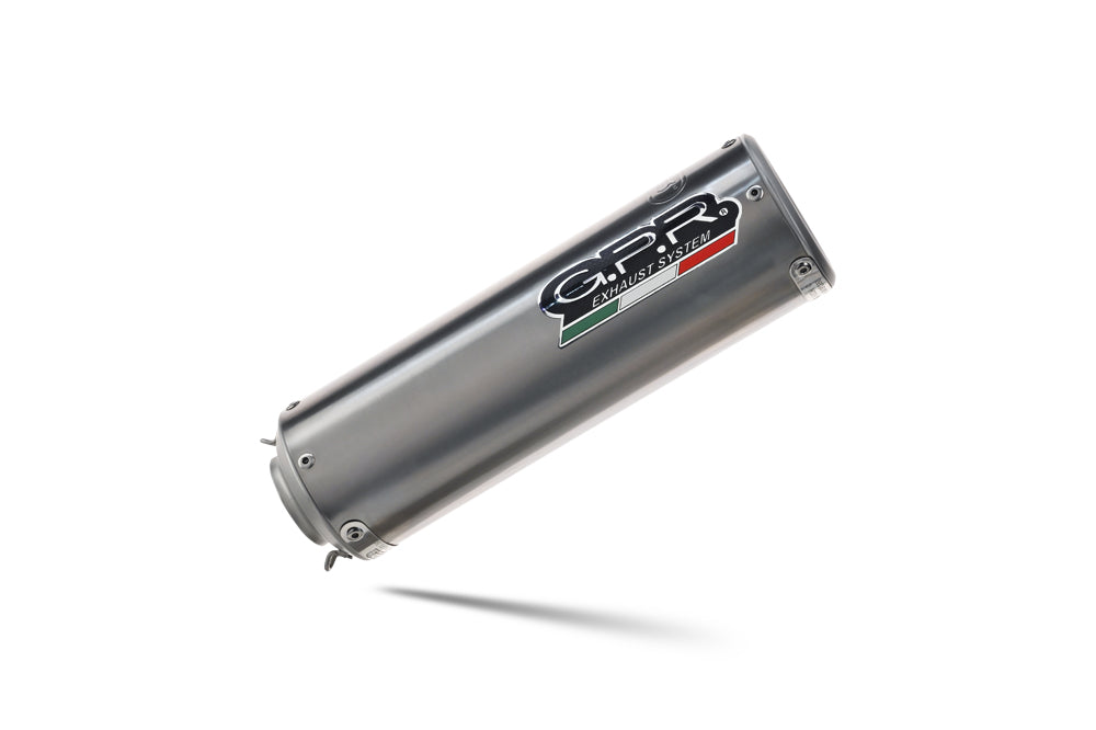 Moto Guzzi V85 TT 2019-2020 Exhaust GPR Slip-on M3 Titanium Natural