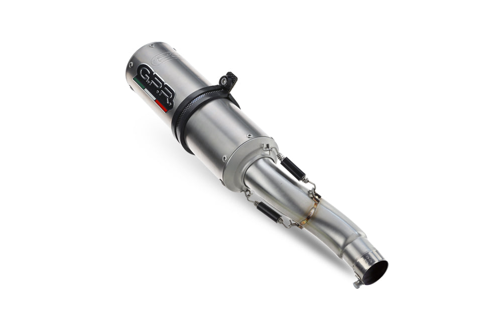 Escape Triumph Trident 660 2021-2024 GPR Sistema completo M3 Titanio Natural