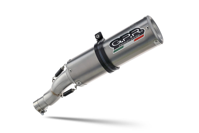 Moto Guzzi V85 TT 2021-2023 Exhaust GPR Slip-on M3 Titanium Natural