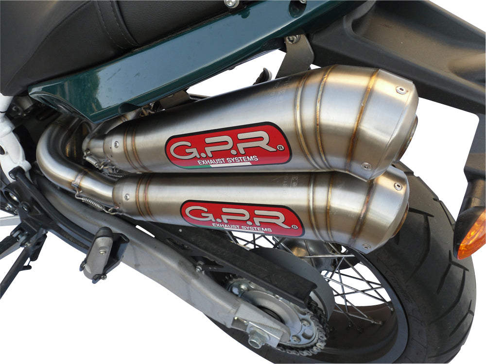 Moto Morini Sport 1200 2008-10 Exhaust GPR Double Slip-on Powercone Evo
