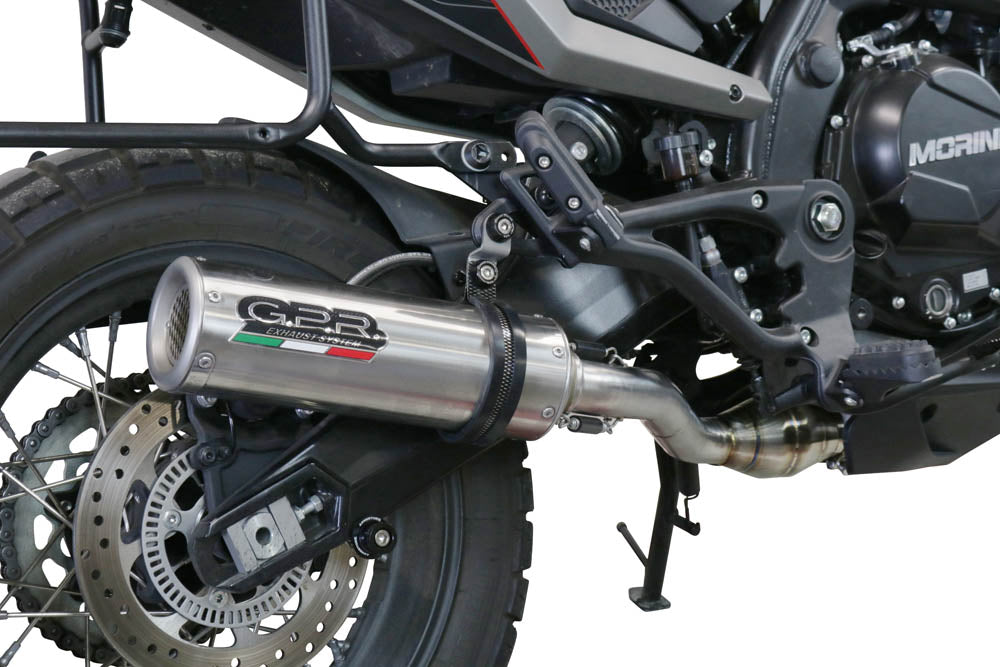Moto Morini X-CAPE 650 2021-2023 Exhaust GPR Mid-Line M3 Inox 