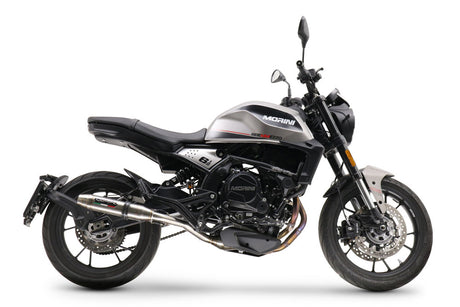 Moto Morini Seiemmezzo Scr 650 2022-2024 Exhaust GPR Mid-Line Deeptone Inox