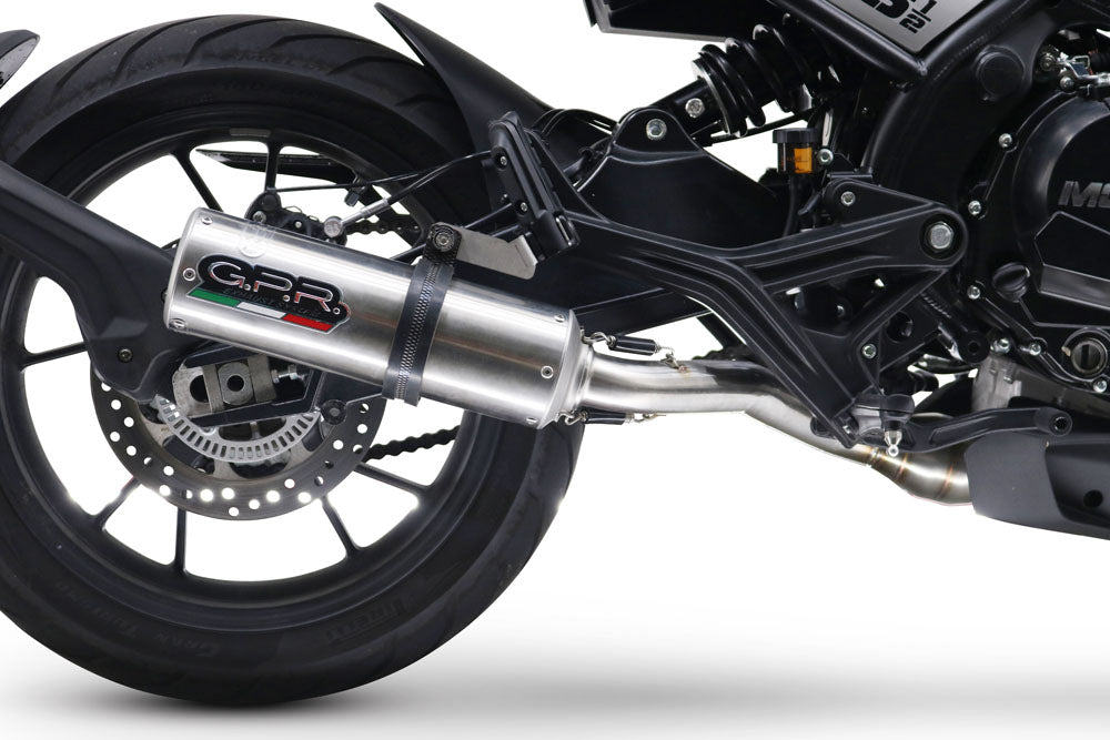 Moto Morini Seiemmezzo Scr 650 2022-2024 Exhaust GPR Mid-Line M3 Inox 
