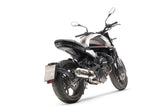 Moto Morini Seiemmezzo Scr 650 2022-2024 Exhaust GPR Mid-Line Satinox 