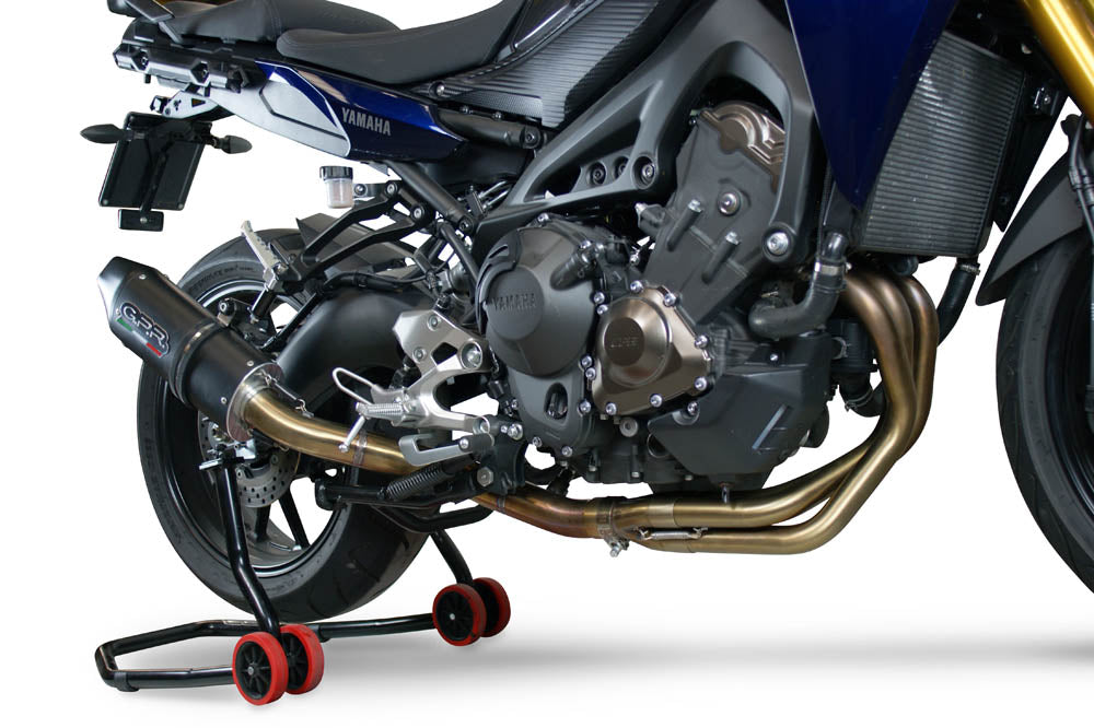 Yamaha Mt-09 Tracer 900 2015-2020 Exhaust GPR Full System Furore Nero